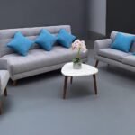 Sofacama Lineal + Doble + Silla Concha + Mesa