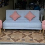 Sofacama Lineal – 1.75m + 2 Sillas Pequeñas