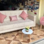 Sofacama con Brazos – 2.00m + Silla Pequeña + Mesa 40cm