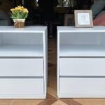 Veladores de 3 cajones