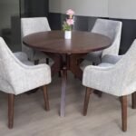 Comedor 4 puestos – Mesa redonda 110cm