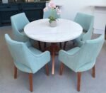 Comedor 5 puestos – Mesa redonda 120cm