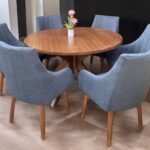 Comedor 6 puestos – Mesa redonda 120cm