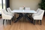 Comedor 6 puestos – Base Cairo N°3 + Mesa 160x80cm