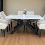 Comedor 6 puestos – Base Cairo N°3 + Mesa 160x80cm