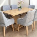 Comedor 6 puestos – Base Acuario + Mesa 160x80cm