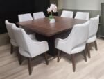 Comedor 8 puestos – Base cuadrada con aparadores 150x150cm - Image 2